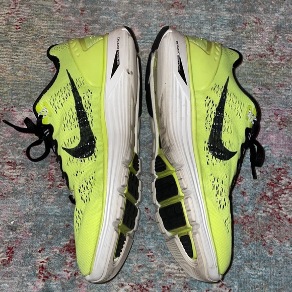 Nike size Youth 7.5 - Volt and Black - Lunarglide 5 - Picture 2 of 6